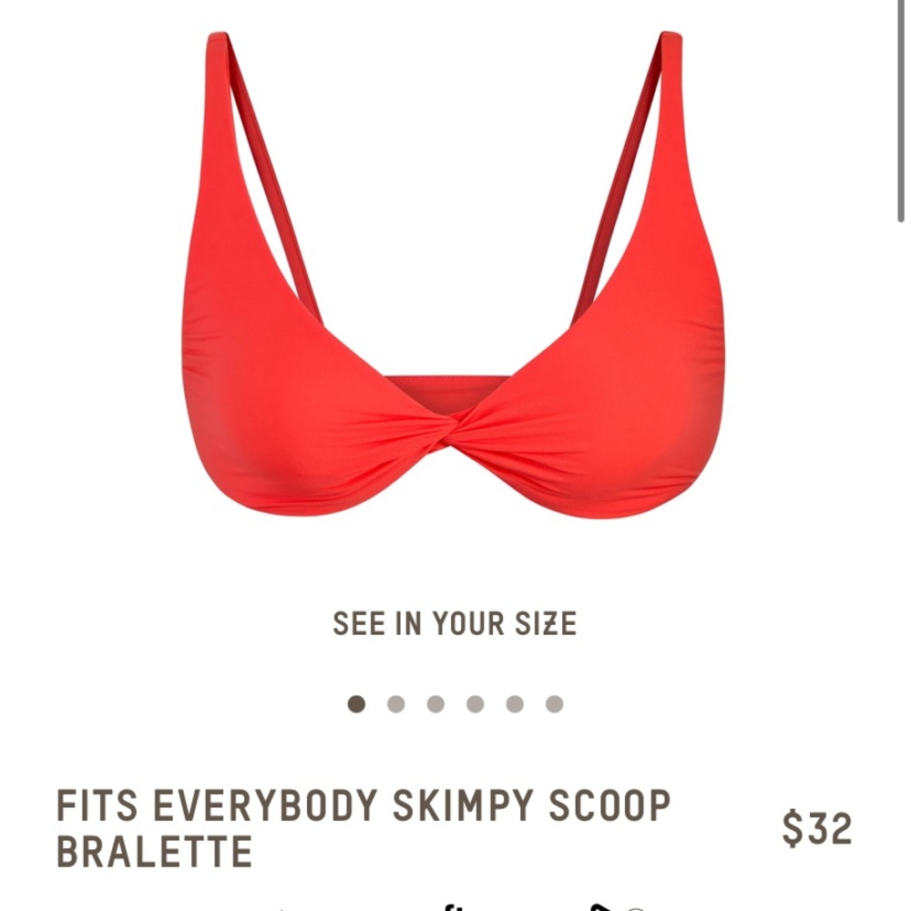 Skims skimpy scoop bralette